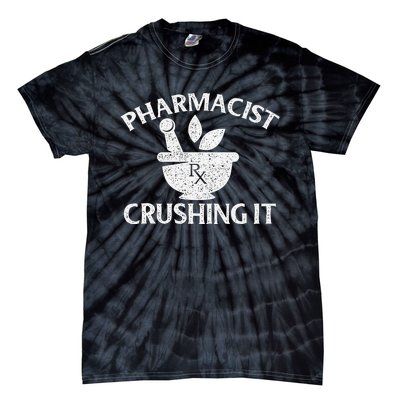 Pharmacist Crushing It Pharmacy Technician Pharmaceutical Tie-Dye T-Shirt