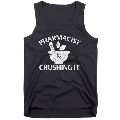 Pharmacist Crushing It Pharmacy Technician Pharmaceutical Tank Top