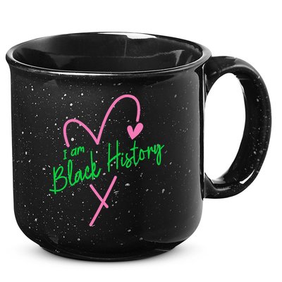 Pretty cute I am black history aka tee 15oz Campfire Ceramic Mug