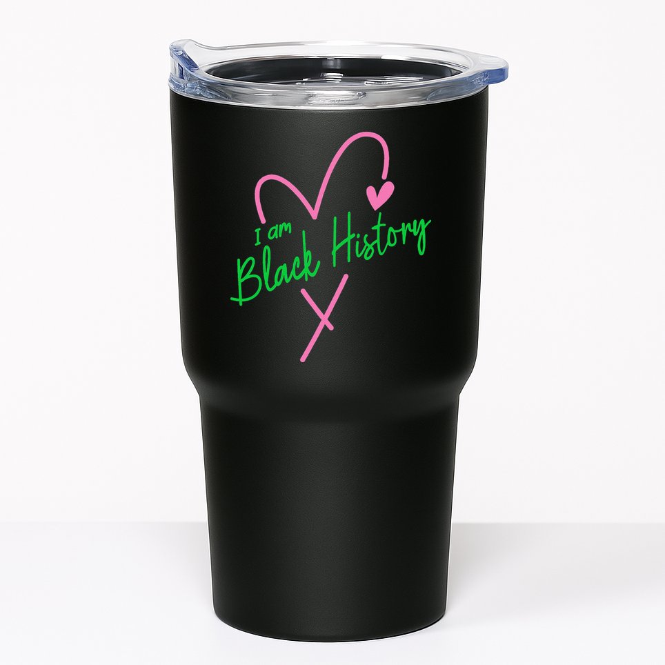 Pretty cute I am black history aka tee Tumbler