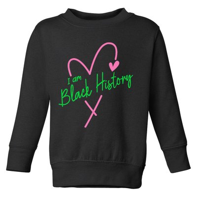 Pretty cute I am black history aka tee Toddler Sweatshirt