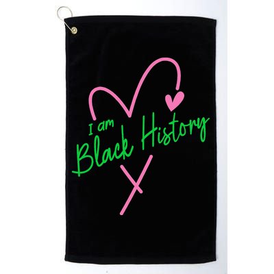Pretty cute I am black history aka tee Golf Towel