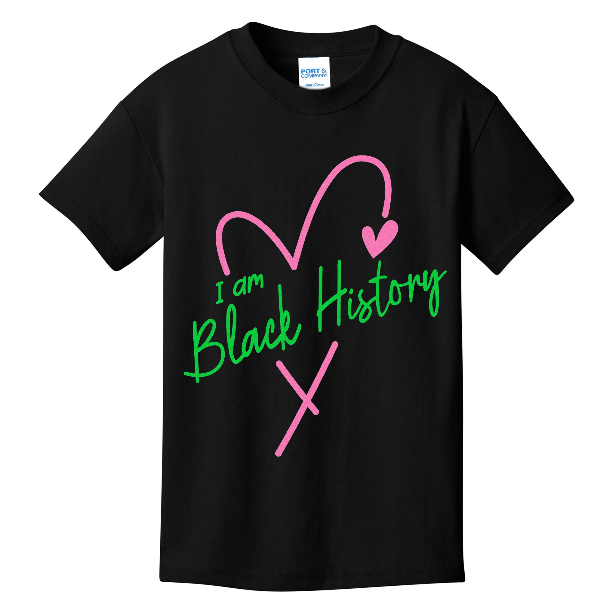 Pretty cute I am black history aka tee Kids T-Shirt