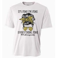 PCA Caregiver It's Fine I'm Fine and Everything's Fine Cooling Performance Crew T-Shirt