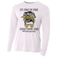 PCA Caregiver It's Fine I'm Fine and Everything's Fine Cooling Performance Long Sleeve Crew