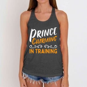 Prince Charming In Training Fairy Tale Hero Women's Knotted Racerback Tank