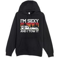 Pull Caravan Im Sexy And I Tow It Camping Premium Pullover Hoodie