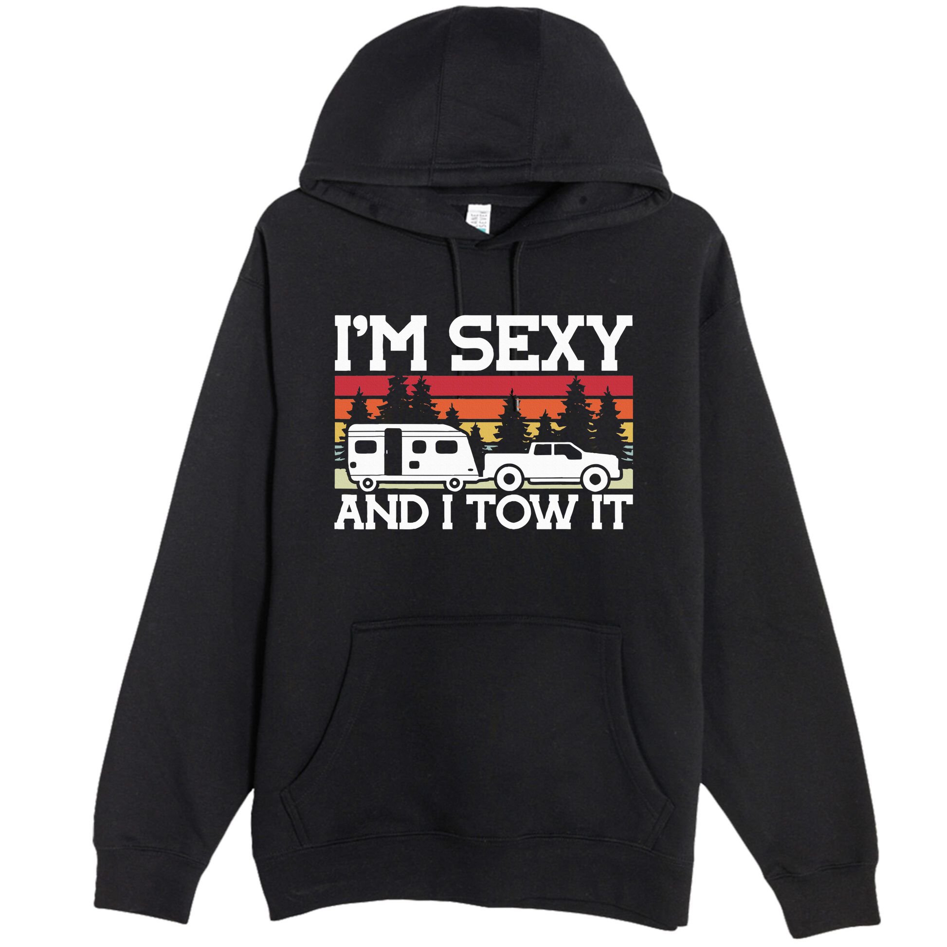 Pull Caravan Im Sexy And I Tow It Camping Premium Pullover Hoodie