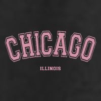 Pink Chicago Illinois Il Varsity Style On Chicago 15oz Campfire Ceramic Mug