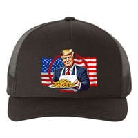 Patriotic Chef Illustration With American Flag Yupoong Adult 5-Panel Trucker Hat