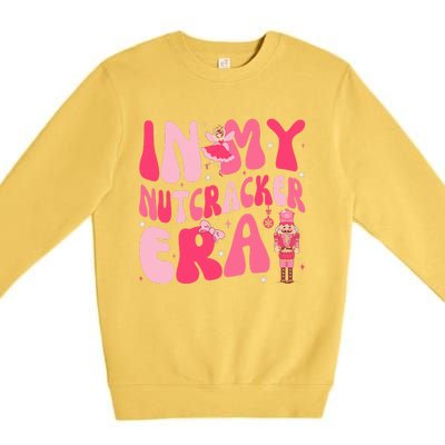 Pink Christmas In My Nutcracker Era Pink Nutcracker Ballet  Premium Crewneck Sweatshirt