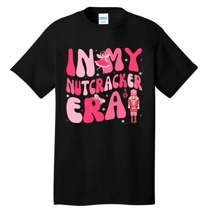 Pink Christmas In My Nutcracker Era Pink Nutcracker Ballet  Tall T-Shirt