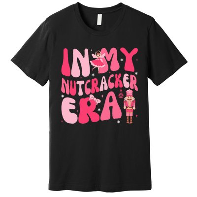 Pink Christmas In My Nutcracker Era Pink Nutcracker Ballet  Premium T-Shirt