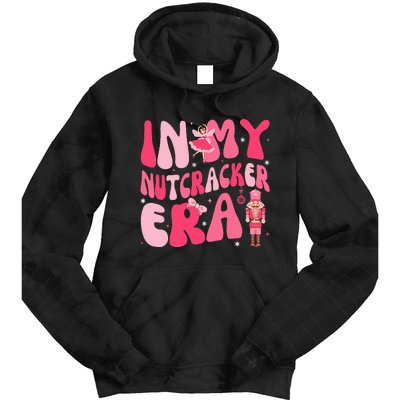 Pink Christmas In My Nutcracker Era Pink Nutcracker Ballet  Tie Dye Hoodie