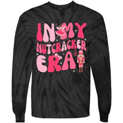 Pink Christmas In My Nutcracker Era Pink Nutcracker Ballet  Tie-Dye Long Sleeve Shirt