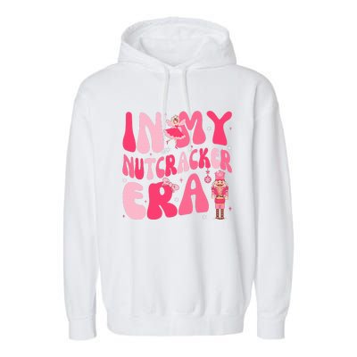 Pink Christmas In My Nutcracker Era Pink Nutcracker Ballet  Garment-Dyed Fleece Hoodie