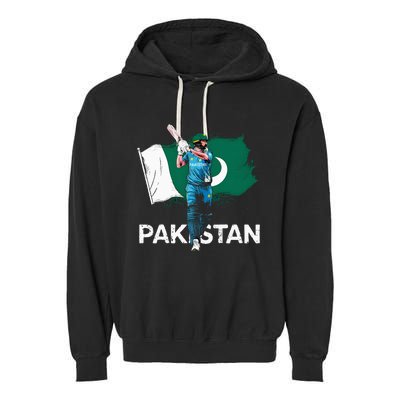 Pakistan Cricket Jersey 2024 Cricket Flag Of Pakistan Garment-Dyed Fleece Hoodie