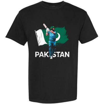 Pakistan Cricket Jersey 2024 Cricket Flag Of Pakistan Garment-Dyed Heavyweight T-Shirt