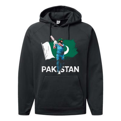 Pakistan Cricket Jersey 2024 Cricket Flag Of Pakistan Performance Fleece Hoodie