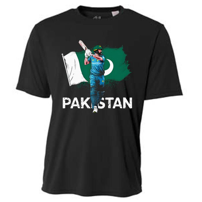 Pakistan Cricket Jersey 2024 Cricket Flag Of Pakistan Cooling Performance Crew T-Shirt