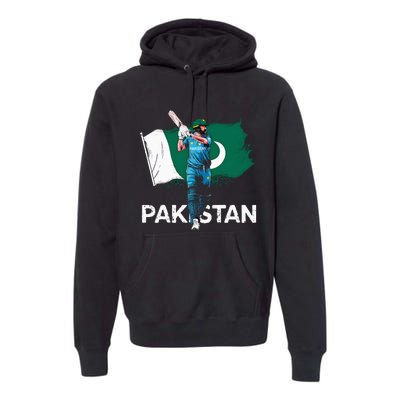 Pakistan Cricket Jersey 2024 Cricket Flag Of Pakistan Premium Hoodie