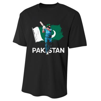 Pakistan Cricket Jersey 2024 Cricket Flag Of Pakistan Performance Sprint T-Shirt