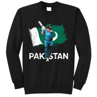 Pakistan Cricket Jersey 2024 Cricket Flag Of Pakistan Tall Sweatshirt