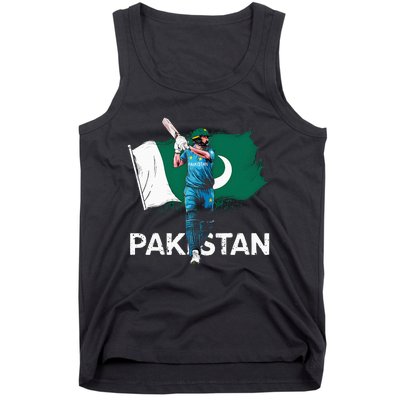 Pakistan Cricket Jersey 2024 Cricket Flag Of Pakistan Tank Top