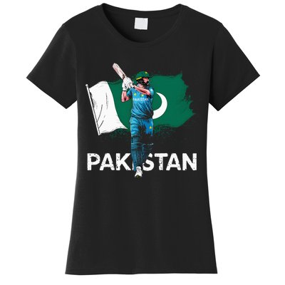 Pakistan Cricket Jersey 2024 Cricket Flag Of Pakistan Women's T-Shirt