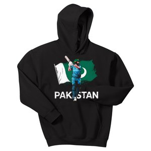 Pakistan Cricket Jersey 2024 Cricket Flag Of Pakistan Kids Hoodie