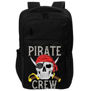 Pirate Crew Jolly Roger Flag Skull Family Matching Pirates Impact Tech Backpack