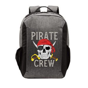 Pirate Crew Jolly Roger Flag Skull Family Matching Pirates Vector Backpack