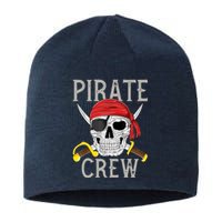 Pirate Crew Jolly Roger Flag Skull Family Matching Pirates Sustainable Beanie