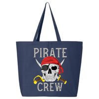 Pirate Crew Jolly Roger Flag Skull Family Matching Pirates 25L Jumbo Tote