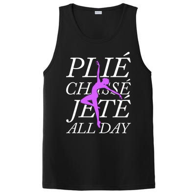 Plie Chasse Jete Every Day Funny Ballet Dance Meaningful Gift PosiCharge Competitor Tank