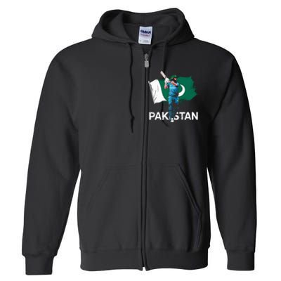 Pakistan Cricket Jersey 2024 Cricket Flag Of Pakistan Full Zip Hoodie