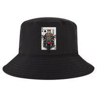 Playing Card King Riding A Road Motorcycle Cool Comfort Performance Bucket Hat