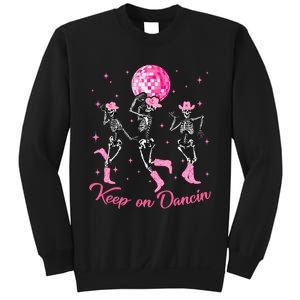 Pony Club Keep On Dancing Skeleton Cowgirl P.I.N.K Western Sweatshirt