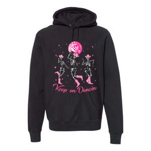 Pony Club Keep On Dancing Skeleton Cowgirl P.I.N.K Western Premium Hoodie