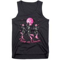 Pony Club Keep On Dancing Skeleton Cowgirl P.I.N.K Western Tank Top