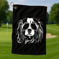 Proud Cavalier King Charles Spaniel Golf Towel