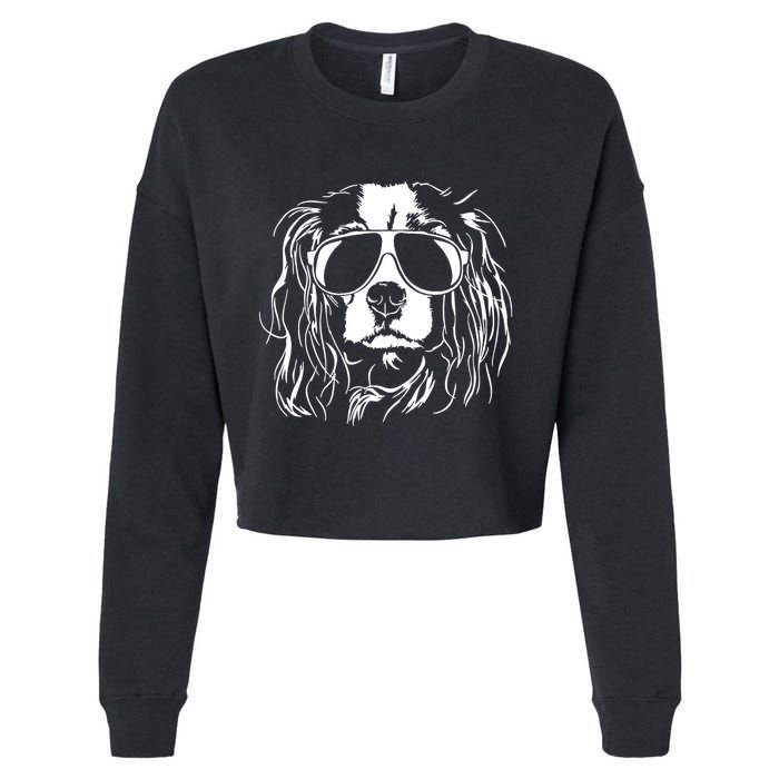 Proud Cavalier King Charles Spaniel Cropped Pullover Crew