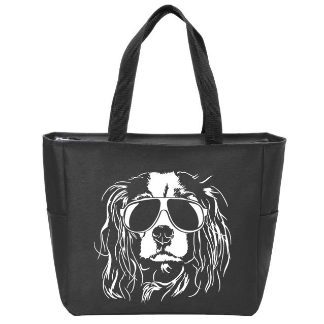 Proud Cavalier King Charles Spaniel Zip Tote Bag