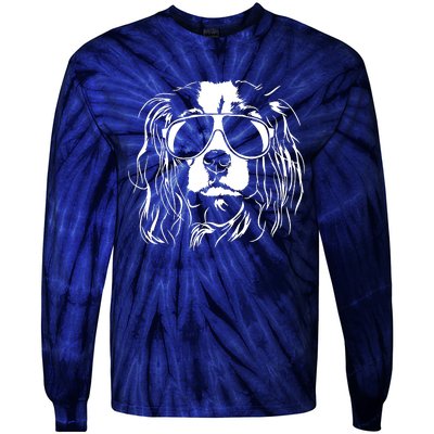 Proud Cavalier King Charles Spaniel Tie-Dye Long Sleeve Shirt