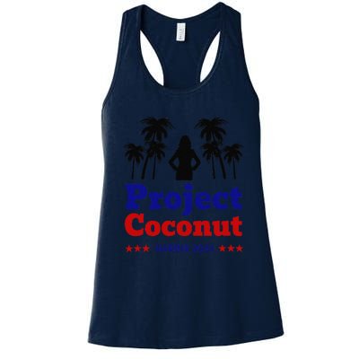 Project Coconut Kamala Harris 2024 Change Breaking Barriers Women's Racerback Tank