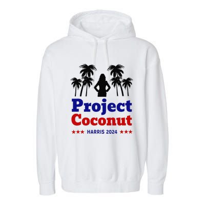 Project Coconut Kamala Harris 2024 Change Breaking Barriers Garment-Dyed Fleece Hoodie