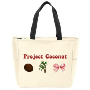 Project Coconut Kamala Harris Zip Tote Bag