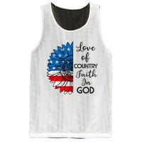 Patriotic Christian Love Country Faith In God USA Flag Mesh Reversible Basketball Jersey Tank