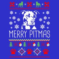 Pitbull Christmas Lovers Merry Pitmas Ugly Christmas Gift 16 in Basic Backpack