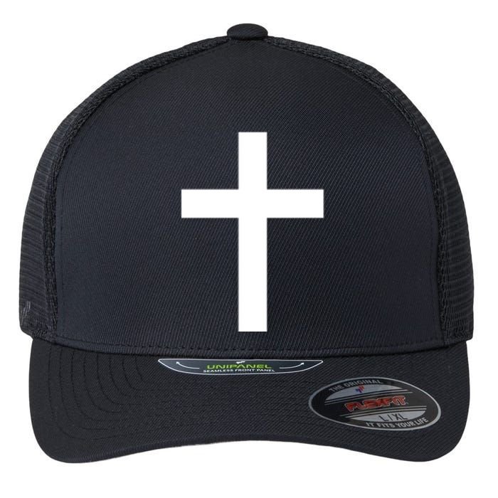 Pocket Cross Logo Flexfit Unipanel Trucker Cap